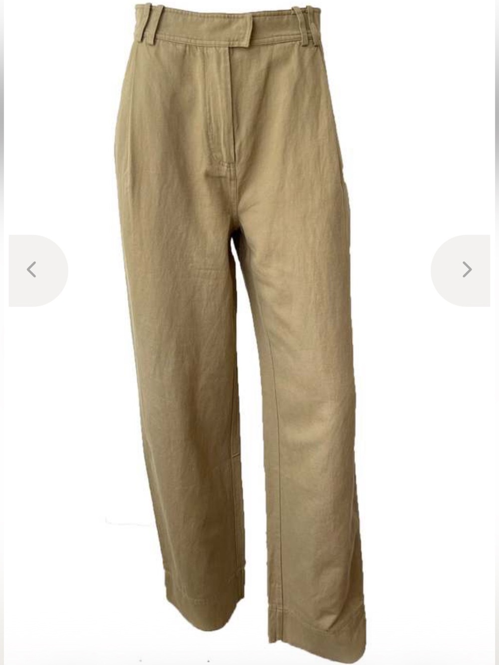 Apiece Apart Manon Trouser in olive pit, size 12
